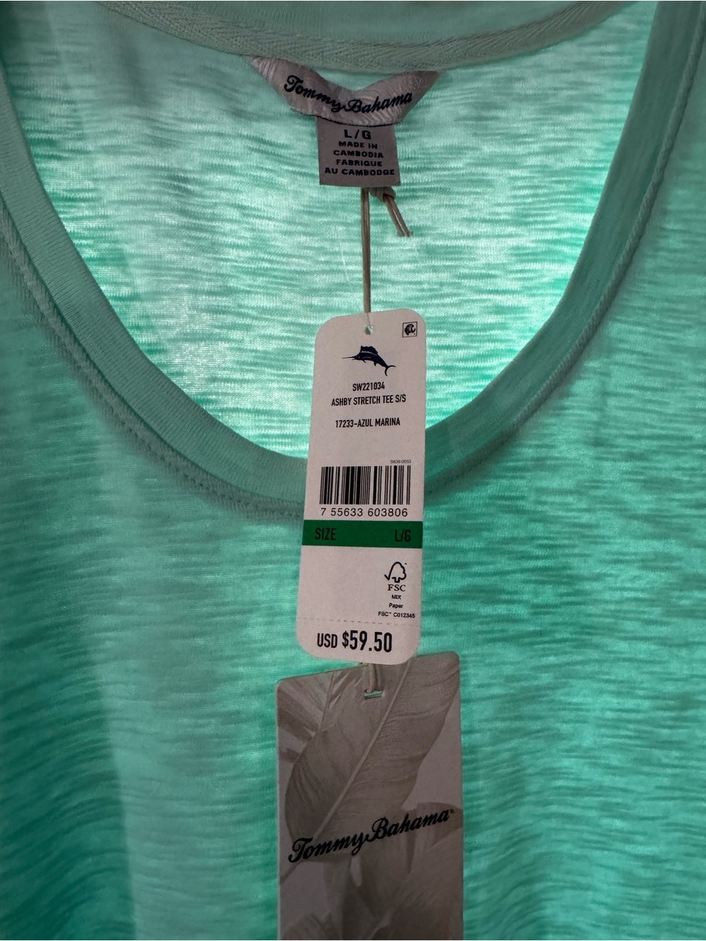 Tommy Bahama Women's Aqua Tank Top